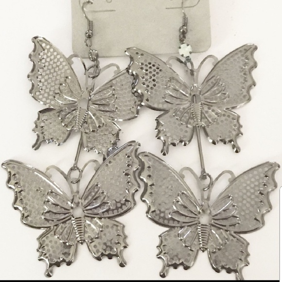 Butterfly Earrings - Picture 2 of 7